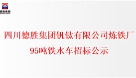 千亿网官网炼铁厂95吨铁水车招标公示